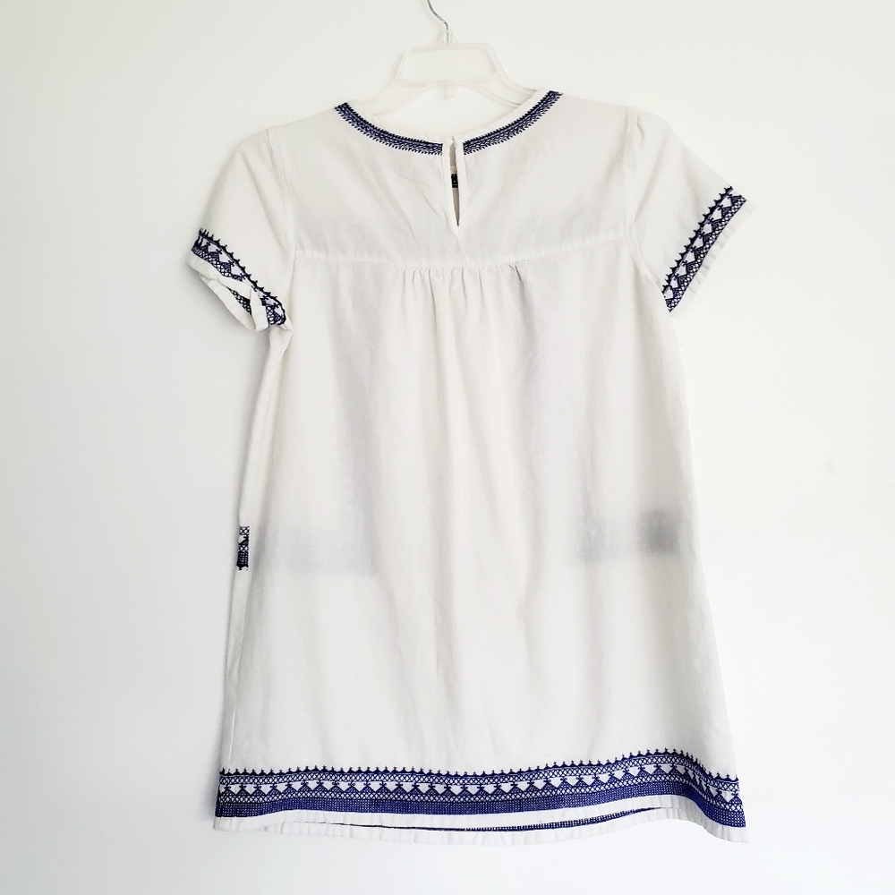 Forever21 embroidered dress M blue and white - Picture 7 of 7